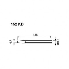 Vrh ERSA 152KD za 150W