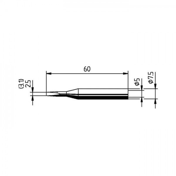 Vrh ERSA MS250,MTIP25 3.1mm 172KD - LEVE172KD