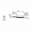 Vrh ERSA 832 CD 2,2mm - LEVE832CD
