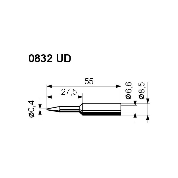 Vrh ERSA ANA60 0.4mm 832UD - LEVE832UD