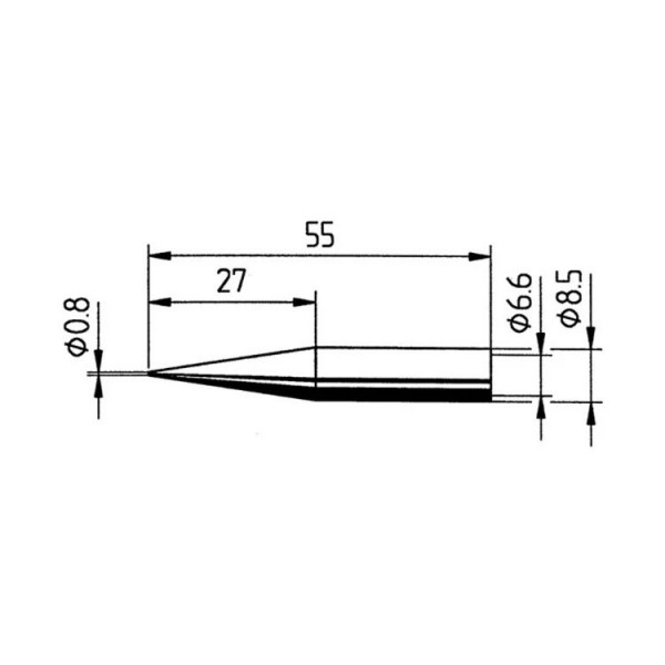 Vrh Ersa 842SD 0.8mm - LEVE842SD