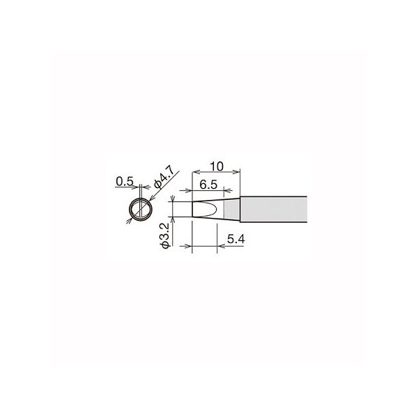 Vrh za RX-802AS i RX-822AS, 3.2 mm GOT - LEVGOT-32D