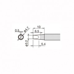 Vrh za RX-802AS i RX-822AS, 3.2 mm GOT
