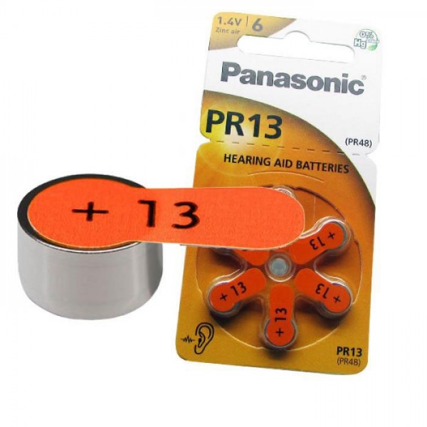 Bat.za slušni aparat 1,4V  PR13,PR48 Panasonic - BATZA13-P