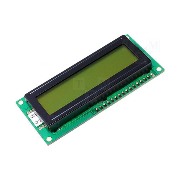 16X2 STN Yellow LED-Backl  80x36x11.9 - ODISDEM16216SYH-LY