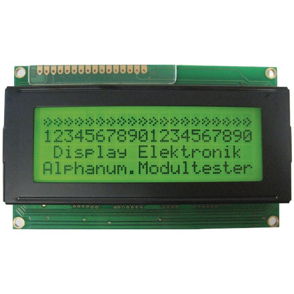 LCD modul 20x4 Yellow refl. 98X60X9 - ODISDEM20485SYH