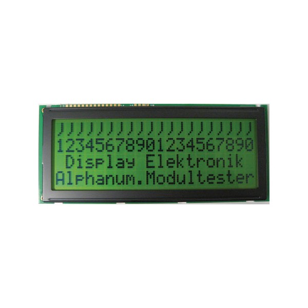 LCD Modul 20x4 Yellow LED-Backl 146x62,5x14 - ODISDEM20487