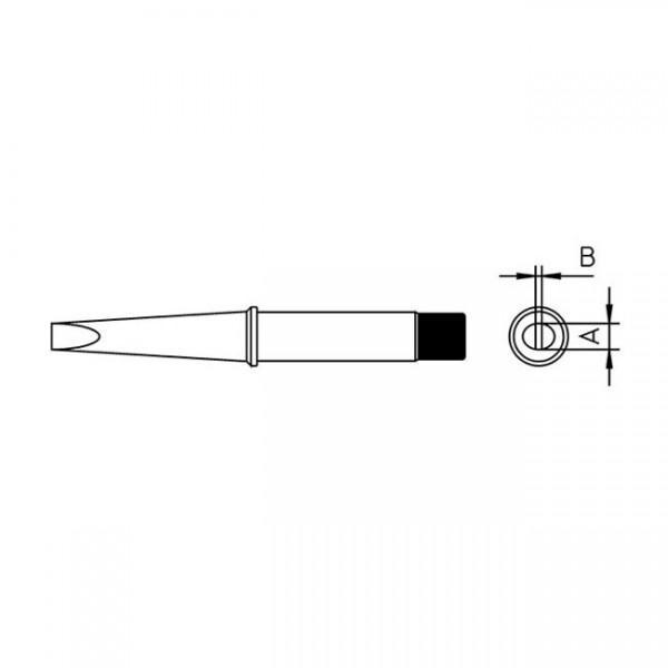 Vrh Weller 5mm  CT6 D7   370°C - LEWCT6D7