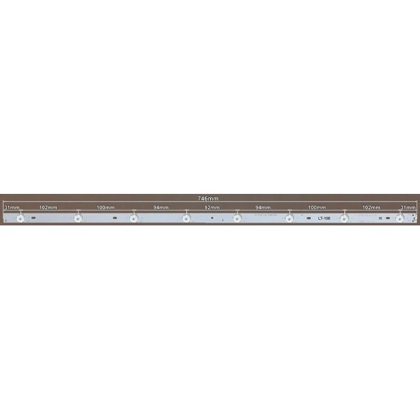 LED TRAKA ZA STARK ,VIVAX 40" 8 Dioda - LTRLT198
