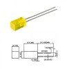 LED-dioda kock.5X5mm zuta - OLEKZU