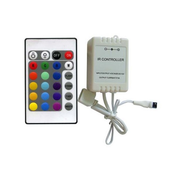 LED RGB kontroler, IR daljinac.24K - OLETRK-RGB