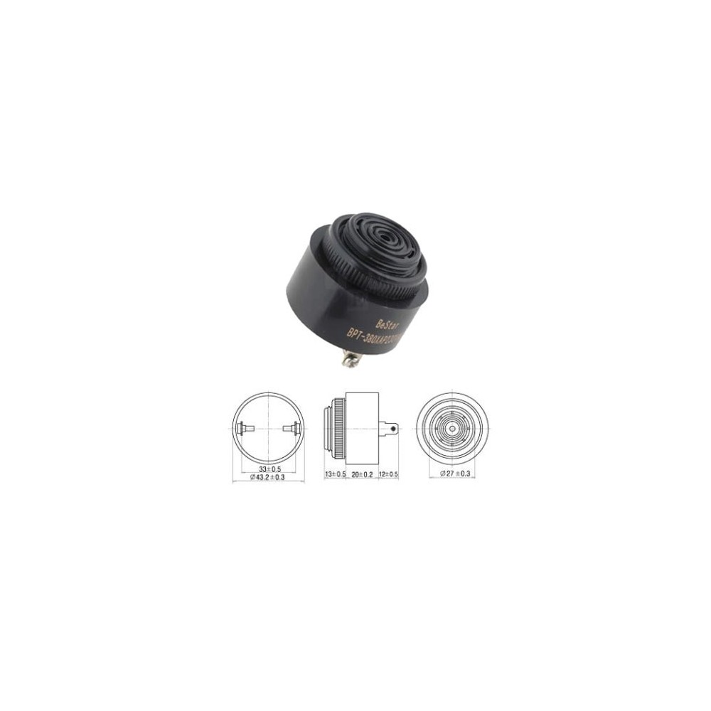Buzer 6-28 V 85db 2 izvoda - BUZ9-1