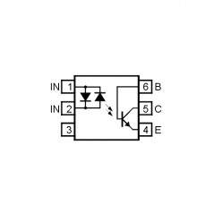 Optok. 5,3kV 70V 63..125% DIP6