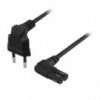 Mrežni kabel  EU utikač na C7 0.75M 2X075 2.5A ugaoni - MK2-0.75