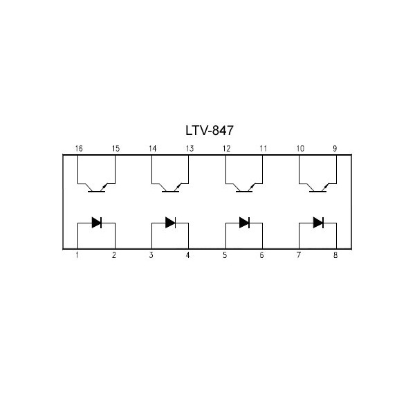 4XPhoto Trans.5kv 35V>50%DIP16 - OOKCNY74-4