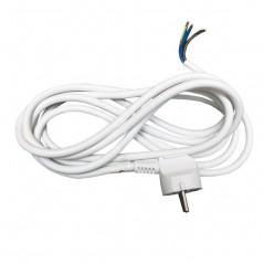 Mrezni kabel,utik. 3x0.75mm²  2m BELI