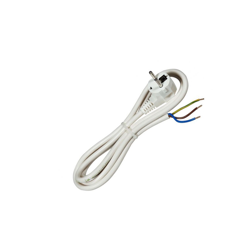 Mrezni kabel  utik.3x1.5 ,2 m Beli PP/J - MK5BE2
