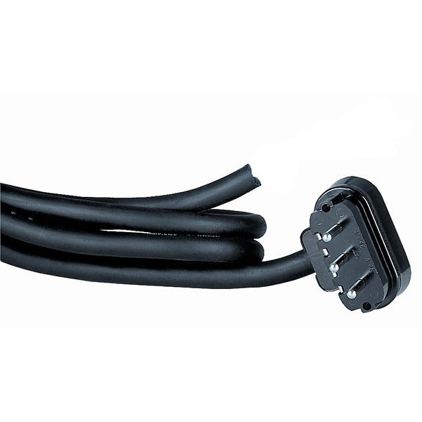 Mrežni kabl, utikač trof.5x2.5mm² 2m. crni GG/J - MK6-2CN