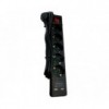 Produžni kabel 2m 5U+ prek.+2xUSB2.0 crni - MKP-2/5USB