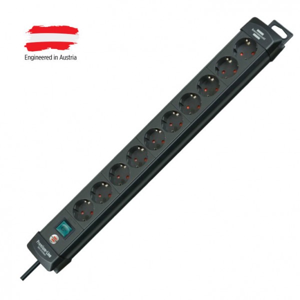 Razvodnik 10 mesta 3m 1.5mm2 + prek. PB - MKP-3/10PB