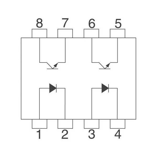 2xOptok.5kV 80V 50mA DIP8 - OOKLTV826