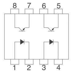 2xOptok.5kV 80V 50mA DIP8