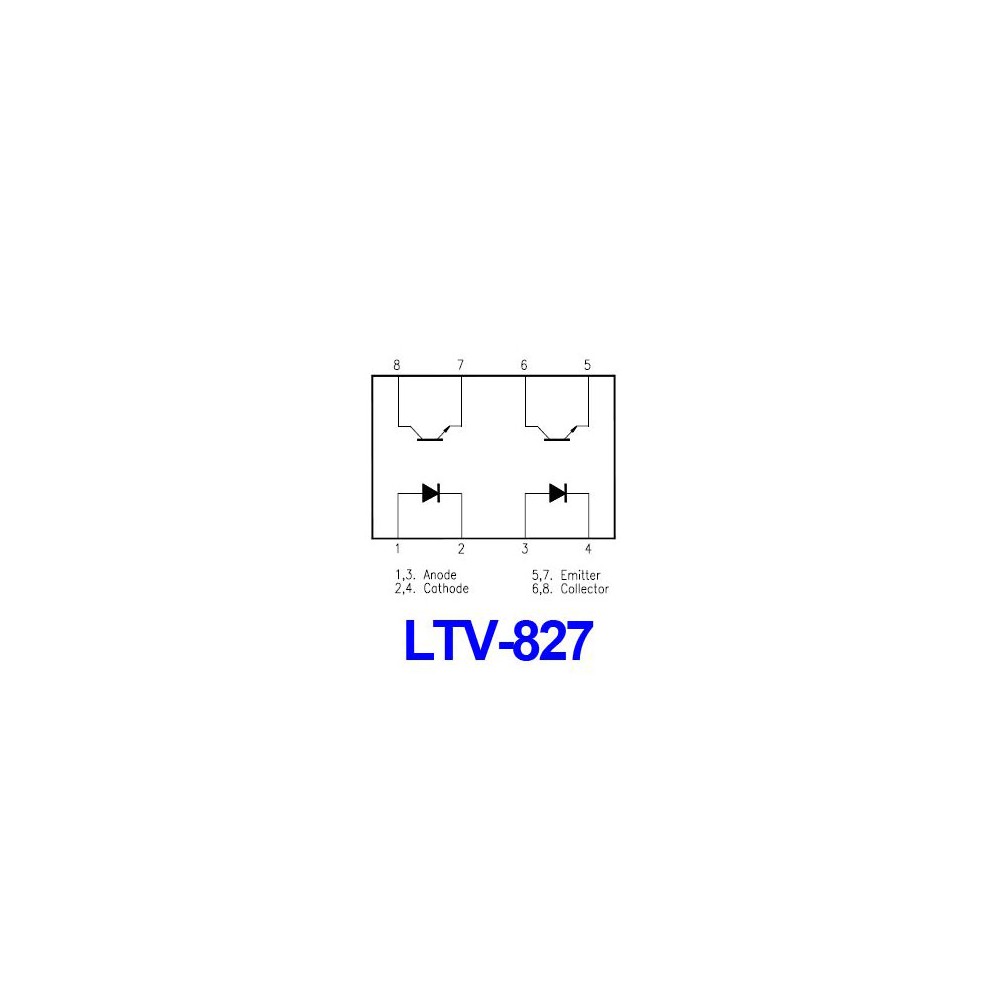 2xOptok.5kV 80V 50mA DIP8 - OOKLTV827