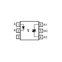 Optotr 7.5kV 400V 30mA DIP6 