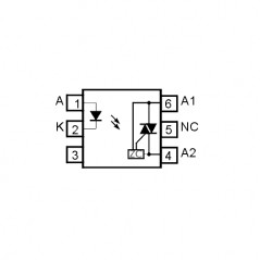Optotr+ZCD 7.5kV 600V 5mA DIP6