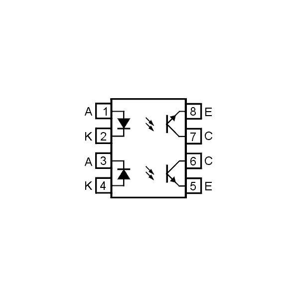 2xOptok.5kV 35V 50mA>50% DIP8 - OOKPC829