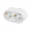 Razvodnik 220V 2X uzemljene uticnice NV22/WH-P - MK-RAZ22