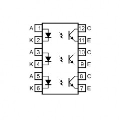 3xOptok.PC817 5kV 35V 50mA >50% DIP12