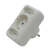 Razvodnik 220V 1Xuz.uticnica,2x euro uticnica - MK-RAZ32