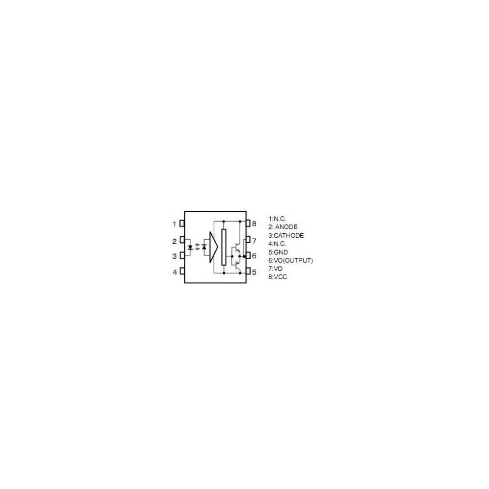 Optoc.MOSFET Dr.2,5kV 1,5A DIP8 - OOKTLP250