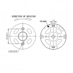 Motor  6-14V DC 5,6W 11500 ob