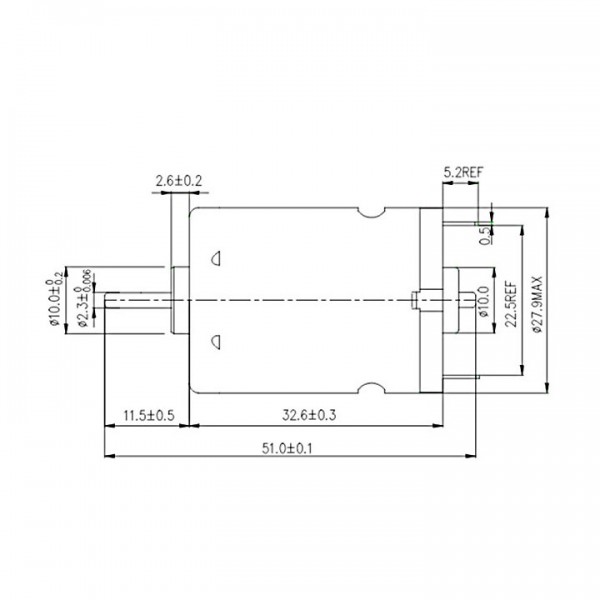 Motor  6-14V DC 5,6W 11500 ob - MOT1