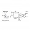 Motor 12VDC 2,2W  fi=28mm 5040 ob - MOT3