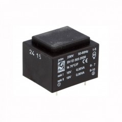 Trafo pr. 1.9VA  230V/2X9V