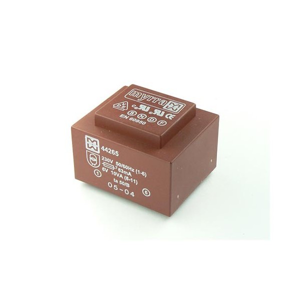 Trafo pr. 10VA  230V/2X15V - MTP102X15