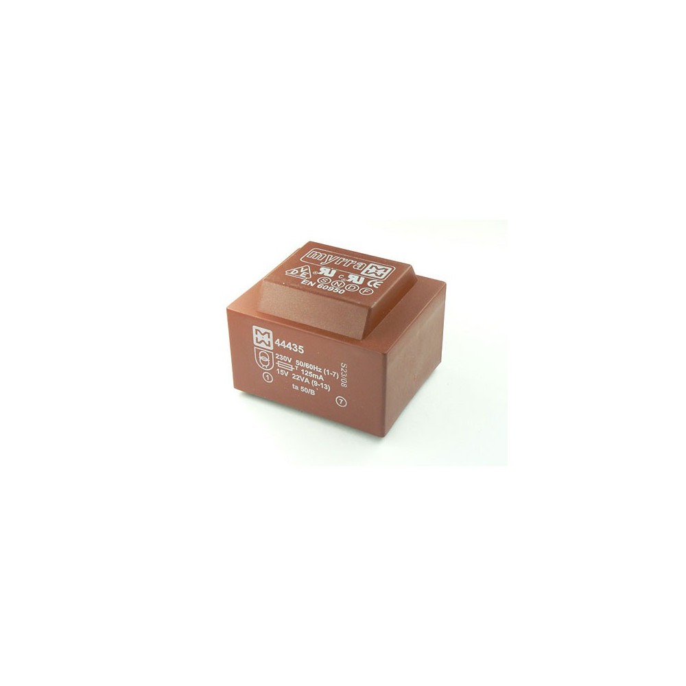 Trafo pr. 22VA 230/2X15V - MTP222X15