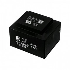 Trafo pr. 30VA  230V/2X12V MYRRA