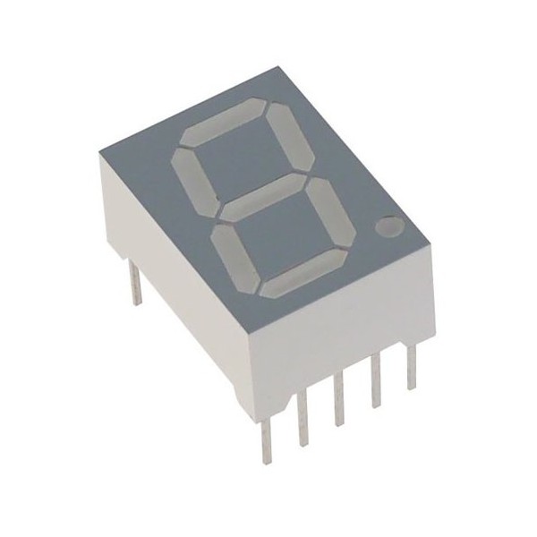 LED 7Seg. Dis.TDSR5130G crvena zaj. anoda 13mm - ODIS13A1