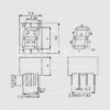Displej  7mm CA red,LTS-2801AR,  A - ODIS7ALC