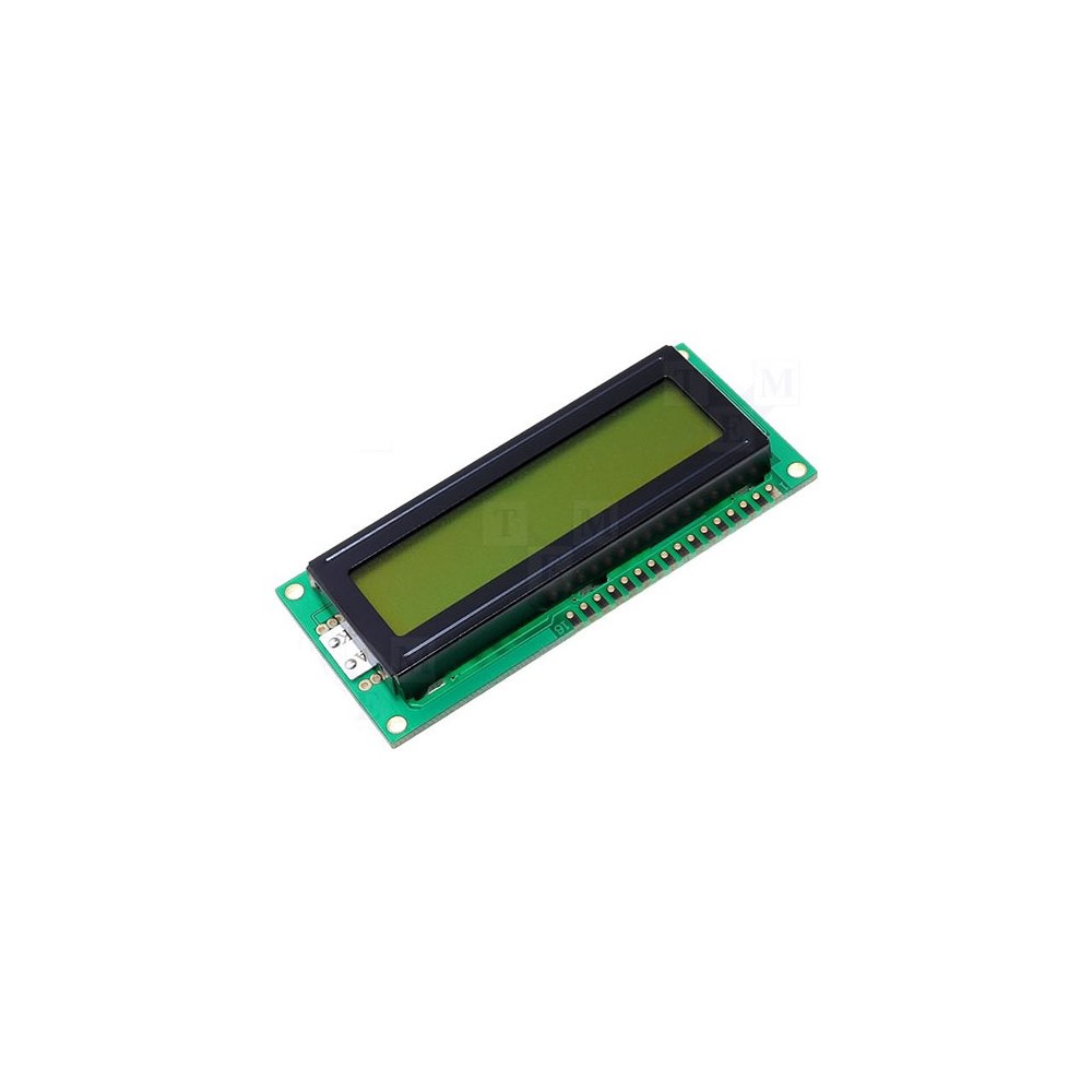 16X2 STN Yellow LED-Backl  80x36x11.9 - ODISDEM16216SYH-LY