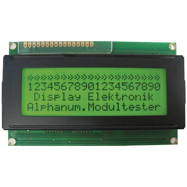 LCD modul 20x4 Yellow refl. 98X60X9 - ODISDEM20485SYH