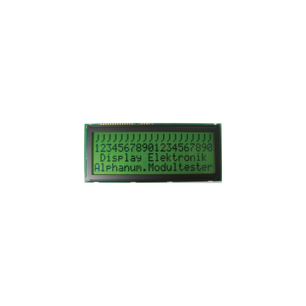 LCD Modul 20x4 Yellow LED-Backl 146x62,5x14 - ODISDEM20487