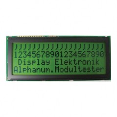 LCD Modul 20x4 Yellow LED-Backl 146x62,5x14