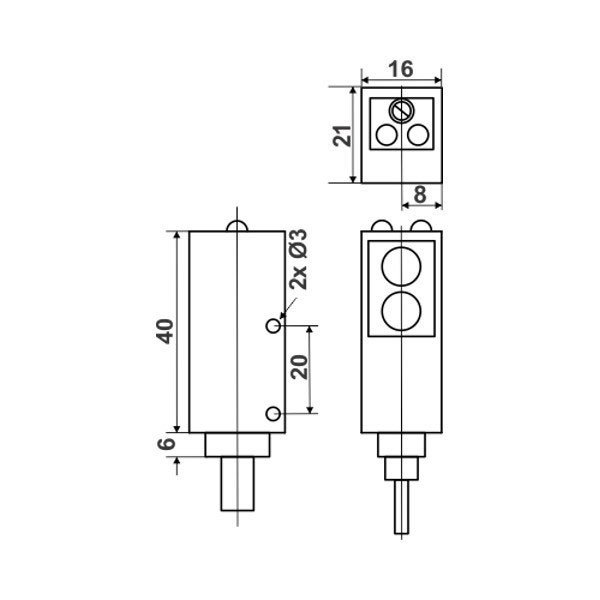 Fotoelektrični senzor G15-3A10PA - OFC4