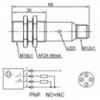  PR18-BC40DPR-E2, Difuzna Φ18 mm, PNP NO + NC, - OFCPR18-BC40