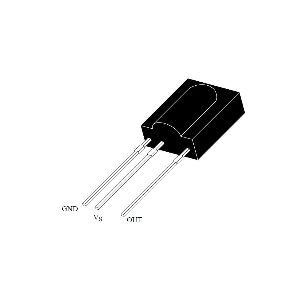 IC Prijemna dioda ST0038  5mm - OFDST0038